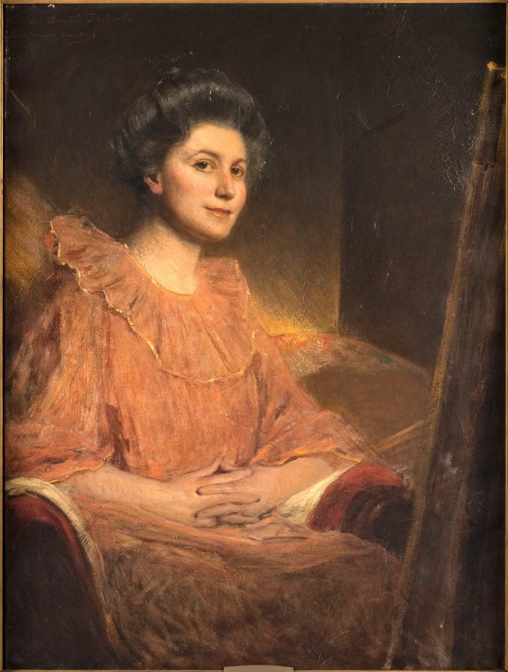 Portrait d'Angèle Delasalle - Jean-Joseph Benjamin-Constant image 1 tableau peint à l’huile sur toile