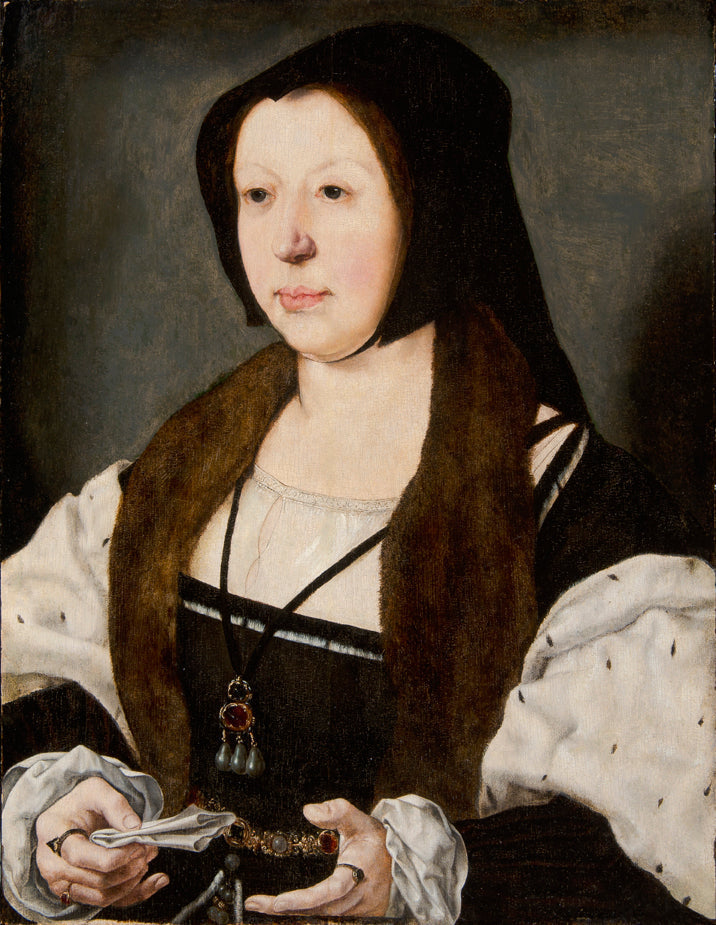 Portrait d'Anna de Bergh, marquise de Veere - Jan Gossaert image 1 reproduction réalisée par Alpha Reproduction