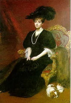 Portrait d'Anna Gould (1875-1961) - Carolus-Duran image 1 reproduction de peinture à l’huile