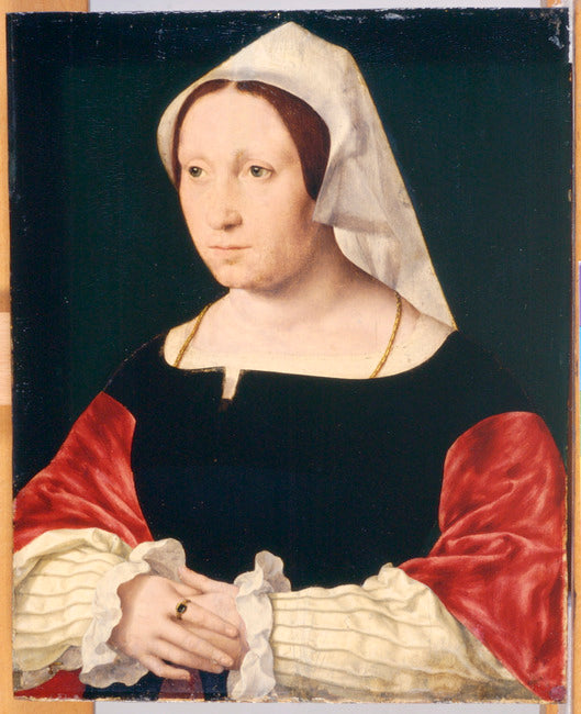 Portrait d'Anna Laurensdr. van Spangen (....1548) - Joos van Cleve image 1 reproduction de peinture à l’huile