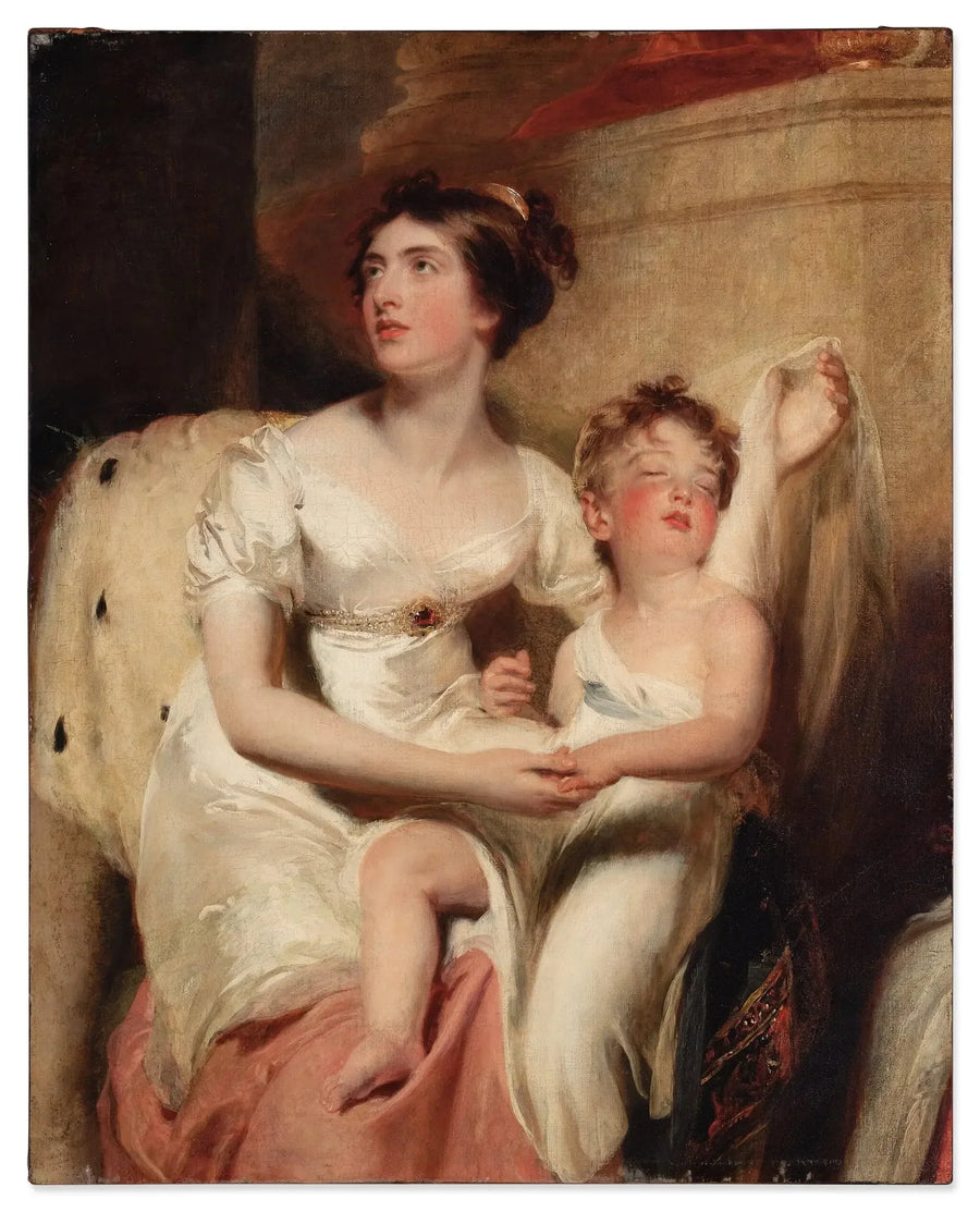 Portrait d'Anne, comtesse de Charlemont et de son fils James - Thomas Lawrence