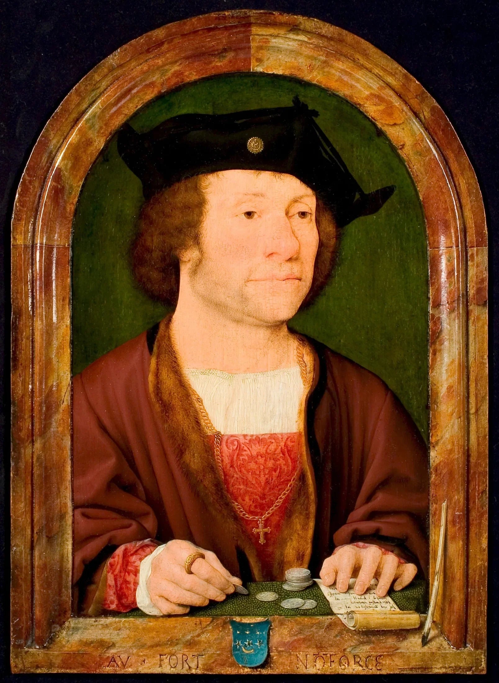Portrait d'Antheunis van Hilten - Joos van Cleve image 1 reproduction réalisée par Alpha Reproduction