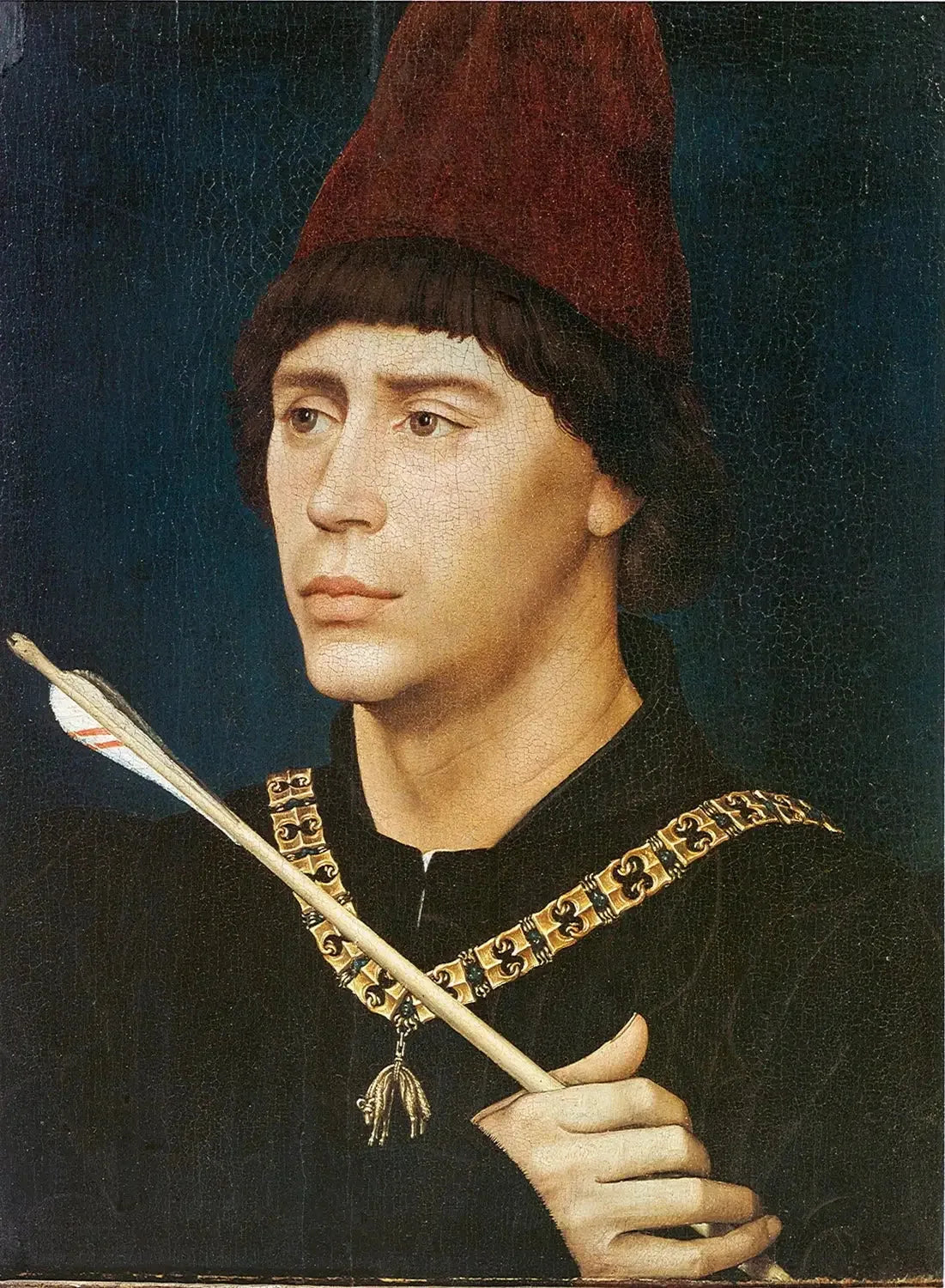 Portrait d'Antoine de Bourgogne - Rogier van der Weyden image 1 tableau peint à l’huile sur toile