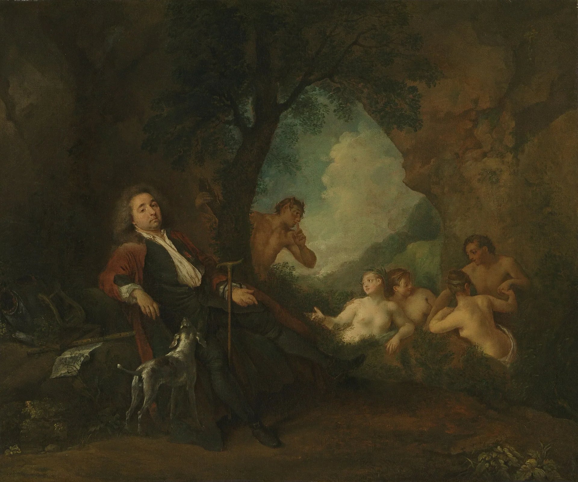 Portrait d'Antoine de La Roque - Antoine Watteau image 1 reproduction de peinture à l’huile