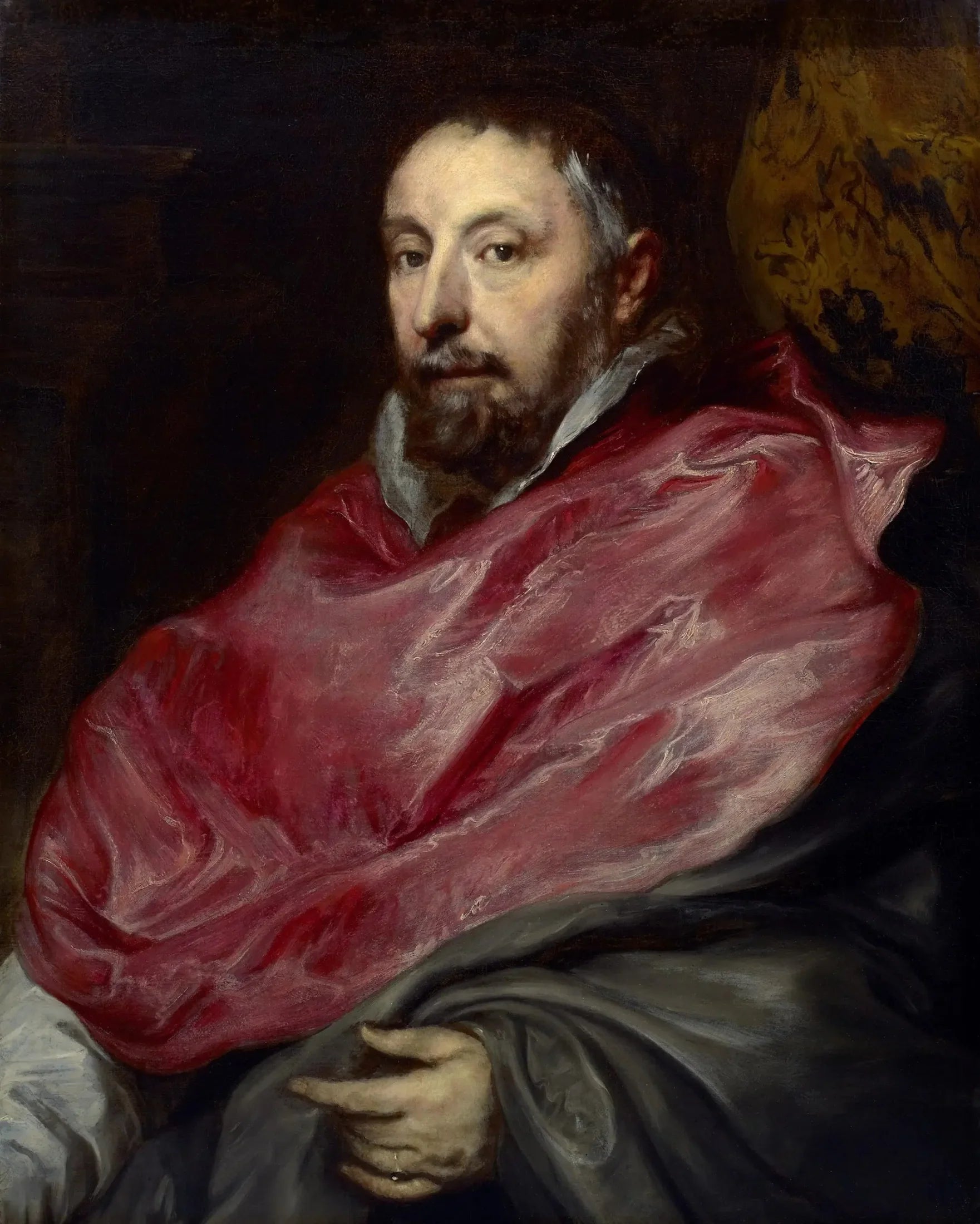 Portrait d'Antoine Triest, évêque de Gand (1576–1655) - Antoine van Dyck image 1 reproduction artisanale de tableau