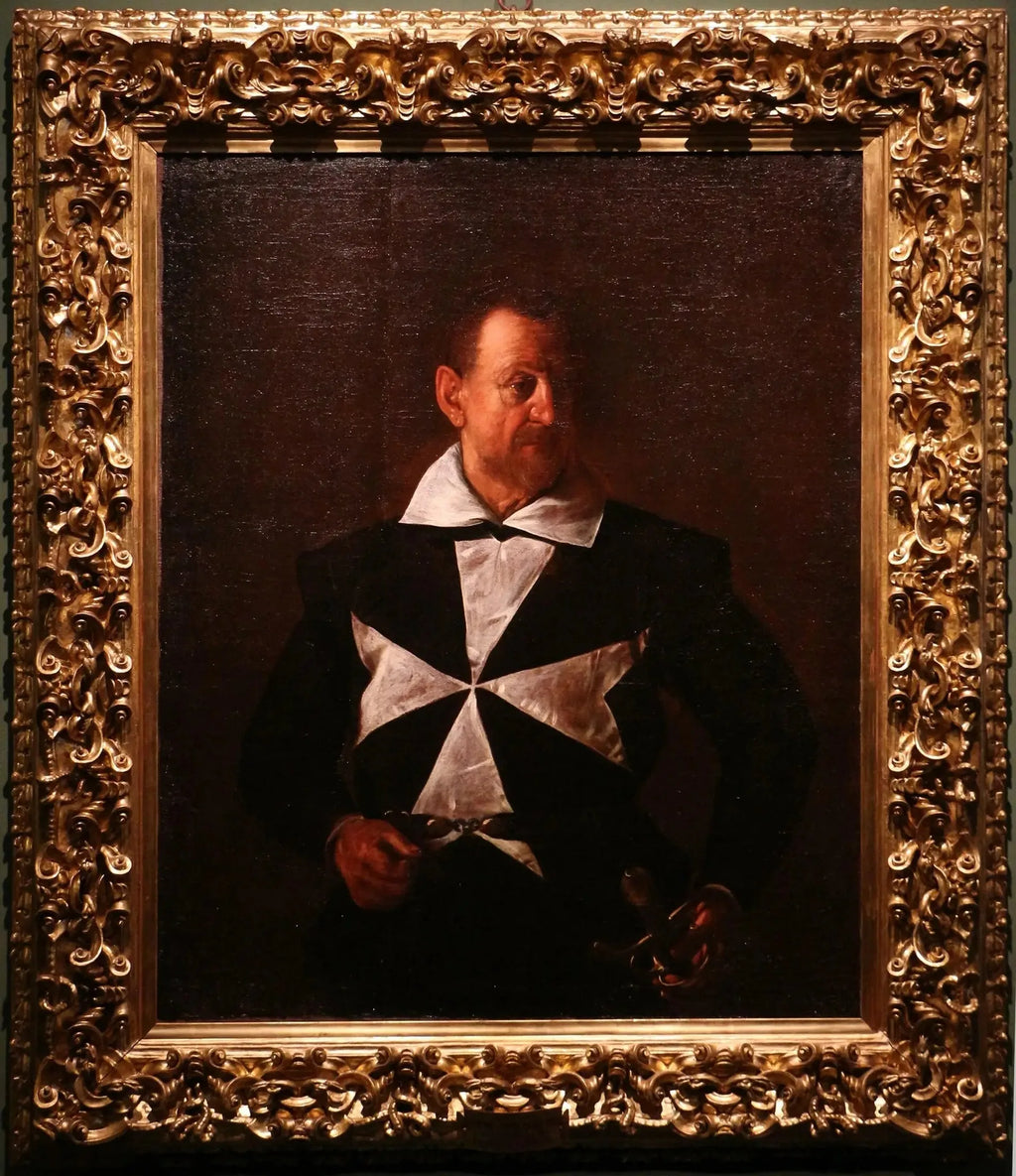 Portrait d'Antonio Martelli - Le Caravage image 2 copie de tableau peinte à la main