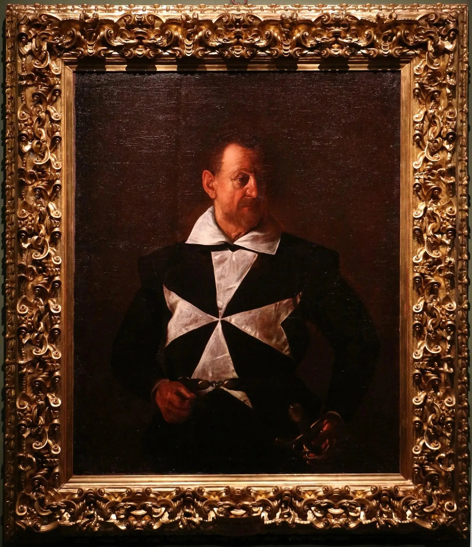 Portrait d'Antonio Martelli - Le Caravage image 2 copie de tableau peinte à la main