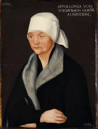 Portrait d'Apollonia von Wiedebach - Lucas Cranach the Elder image 1 copie peinte à la main à l’huile