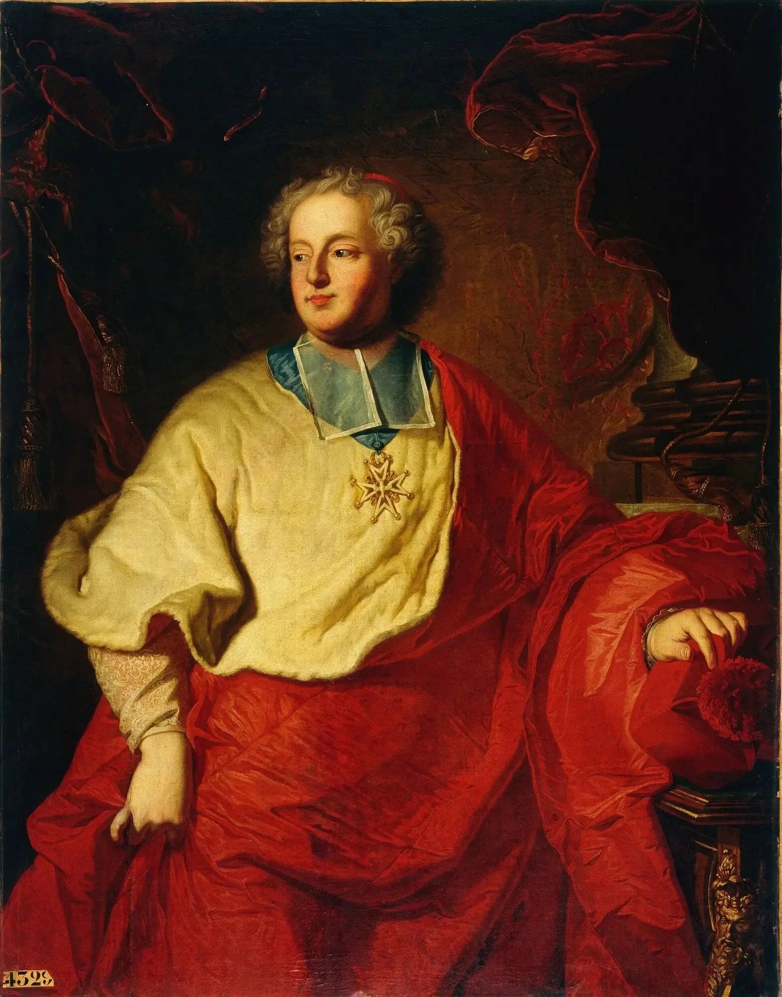 Portrait d'Armand Gaston Maximilien de Rohan (1674-1749) - Hyacinthe Rigaud image 1 reproduction réalisée par Alpha Reproduction