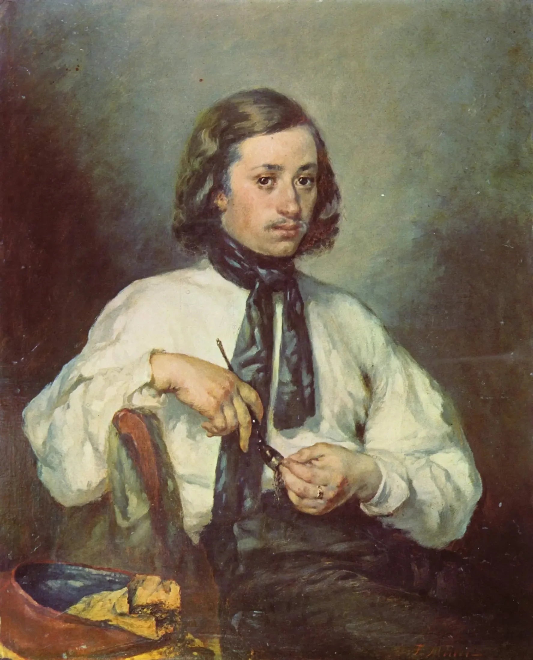 Portrait d'Armand Ono - Jean-François Millet image 1 tableau peint à l’huile sur toile