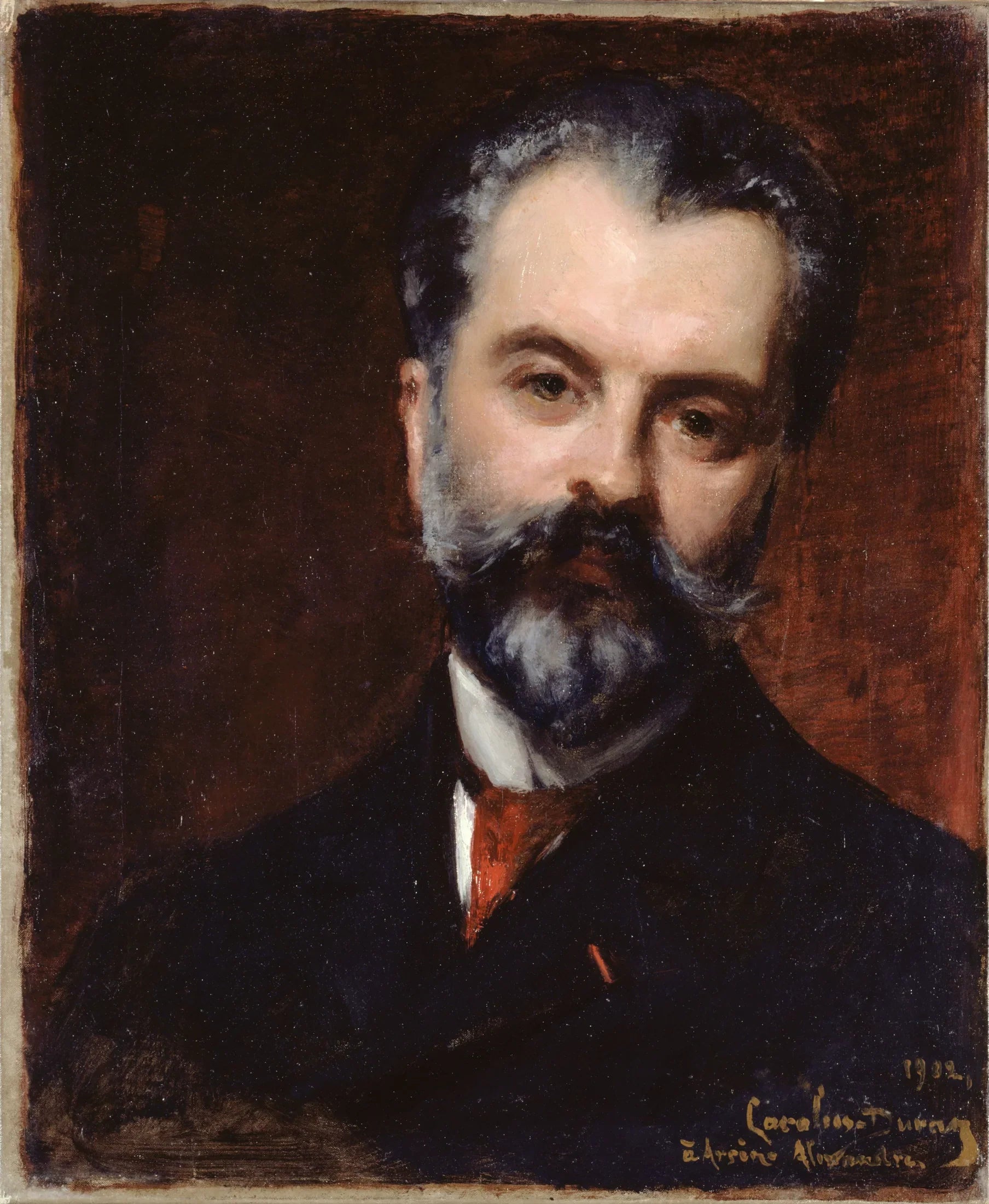 Portrait d'Arsène Alexandre (1859-1935), historien de l'art et critique - Carolus-Duran image 1 copie de tableau peinte à la main