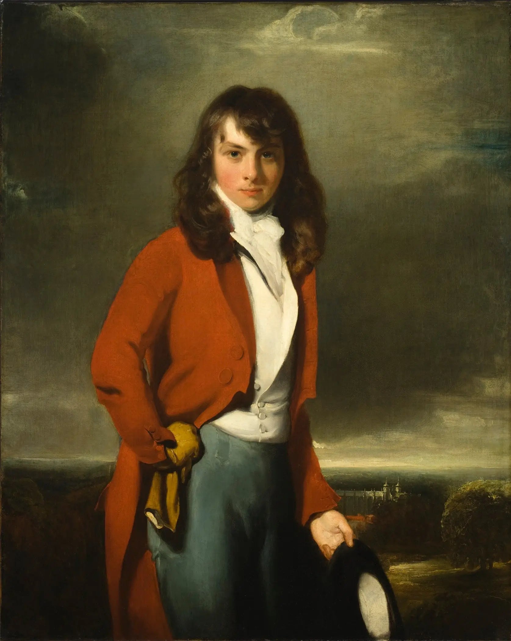 Portrait d'Arthur Atherley en étudiant à Eton - Thomas Lawrence image 1 copie de tableau peinte à la main