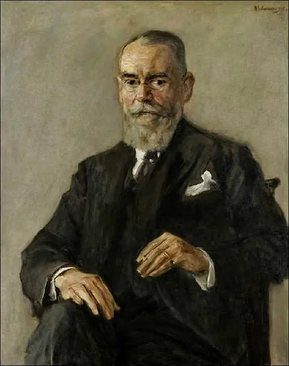 Portrait d'Auguste Batschari - Max Liebermann image 1 reproduction d’œuvre d’art à l’huile