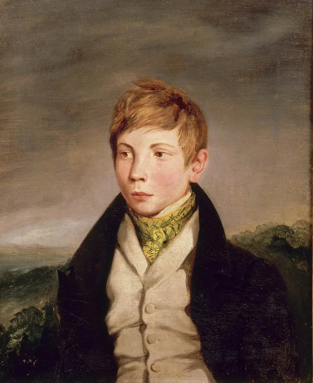 Portrait d'Auguste Richard de La Hautière - Eugène Delacroix image 2 reproduction artisanale de tableau