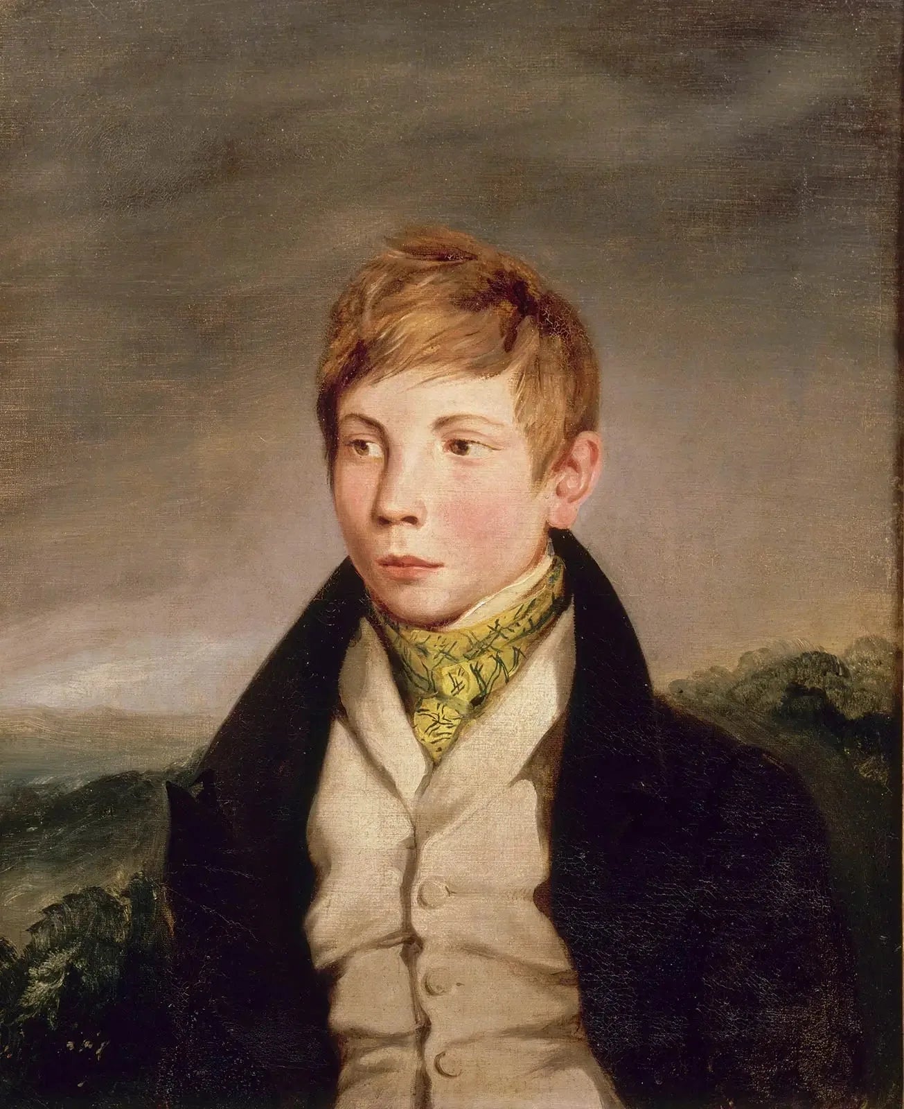 Portrait d'Auguste Richard de La Hautière - Eugène Delacroix image 2 reproduction artisanale de tableau