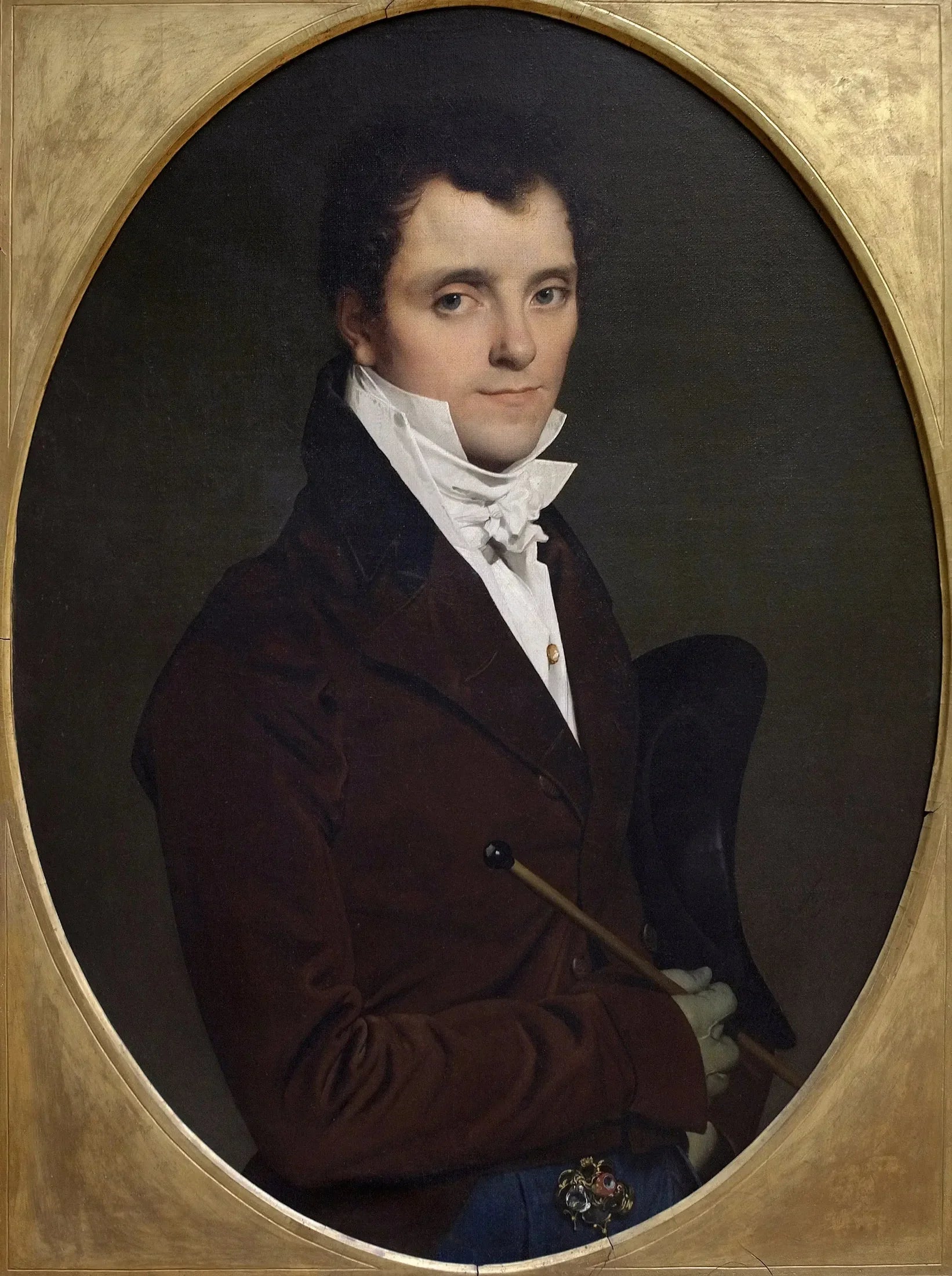 Portrait d'Edme Bochet - Jean-Auguste-Dominique Ingres image 1 copie peinte à la main à l’huile