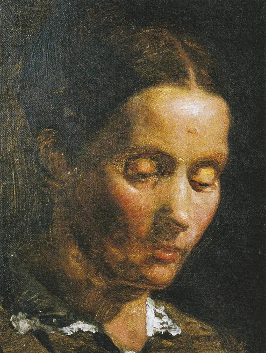 Portrait d'Elen Cecilie Gjesdahl - Peder Severin Krøyer image 1 copie peinte à la main à l’huile