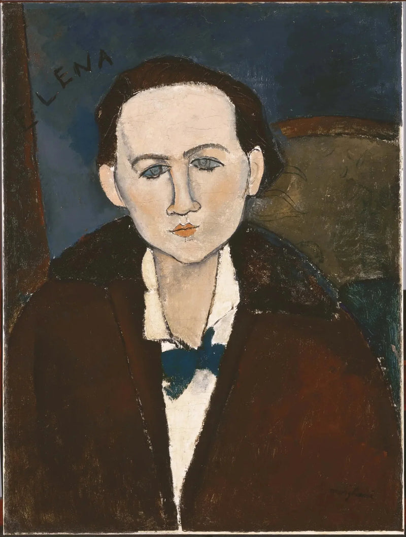 Portrait d'Elena Pavlowski - Amedeo Modigliani