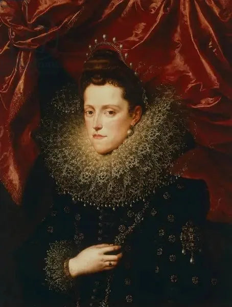 Portrait d'Éléonore de Médicis, duchesse de Mantoue - Frans Pourbus the Younger image 1 copie peinte à la main à l’huile