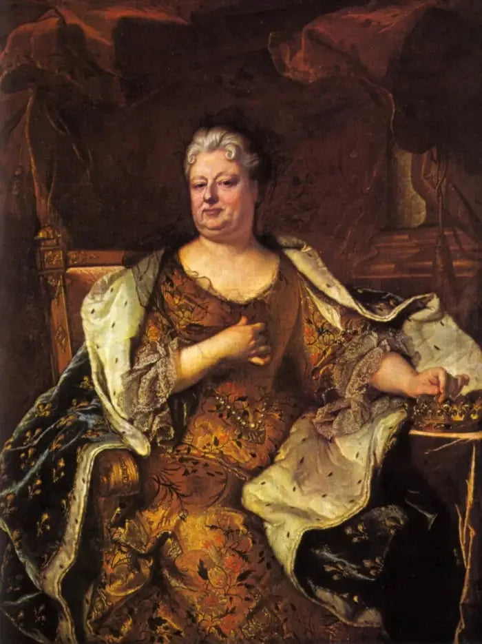 Portrait d'Élisabeth-Charlotte d'Orléans - Hyacinthe Rigaud image 1 copie peinte à la main à l’huile