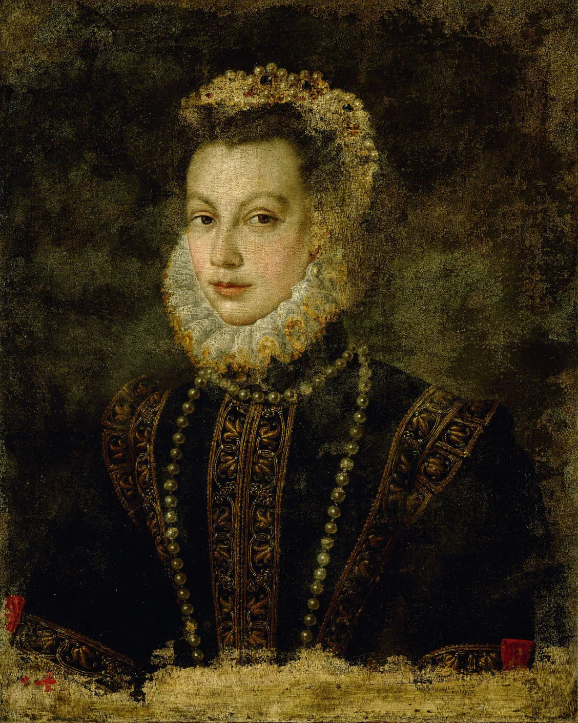 Portrait d'Élisabeth de France - Sofonisba Anguissola image 1 tableau peint à l’huile sur toile