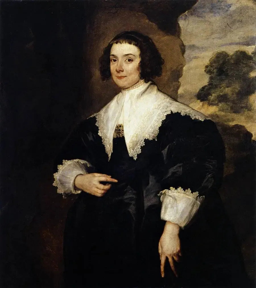 Portrait d'Elisabeth van Assche, épouse de Justus van Meerstraeten - Antoine van Dyck image 1 reproduction réalisée par Alpha Reproduction