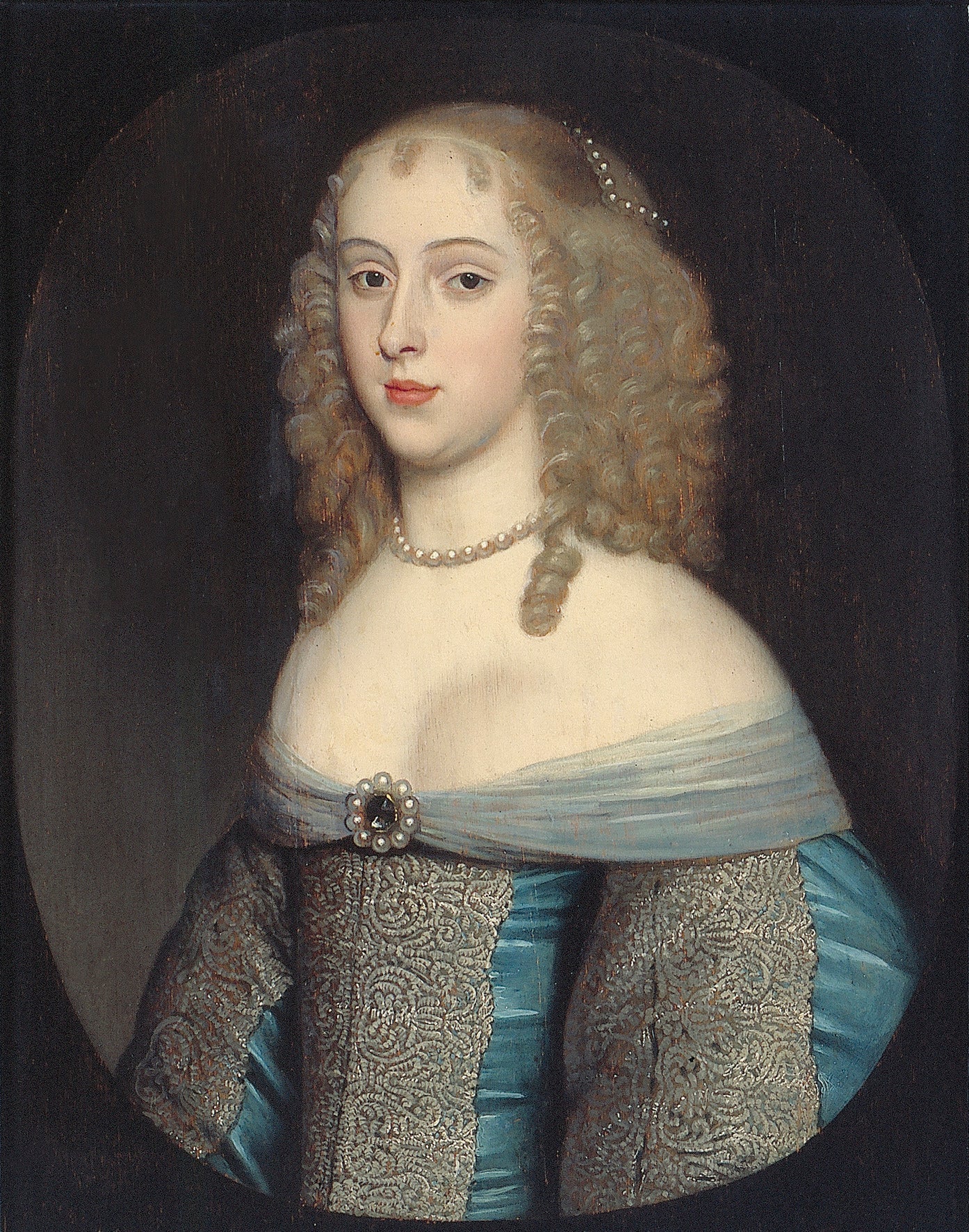 Portrait d'Élisabeth van Nassau-Beverweerd (1633-1718) - Gerrit van Honthorst image 1 reproduction de peinture à l’huile