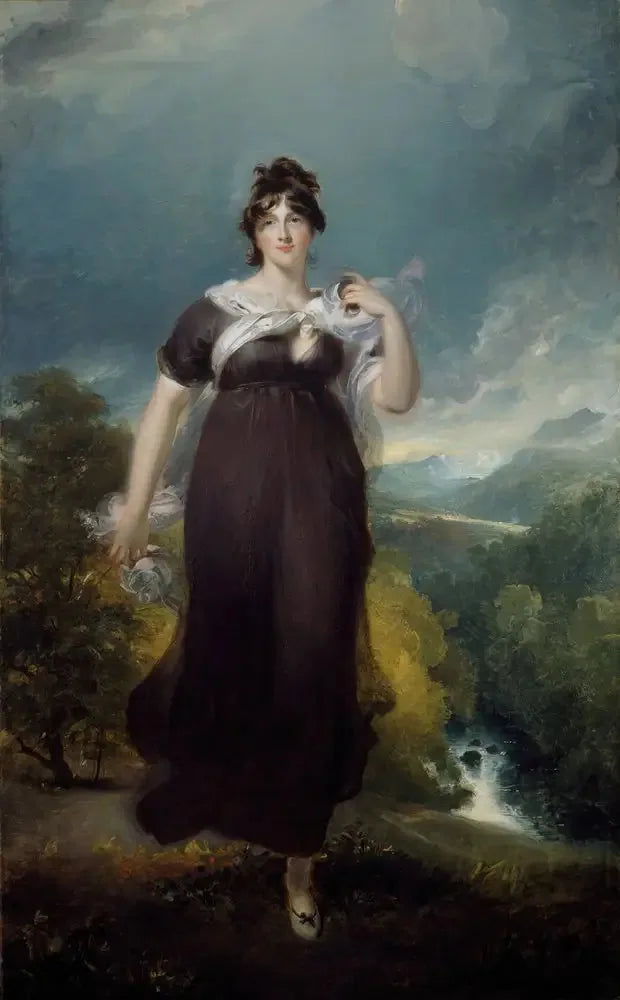 Portrait d'Elizabeth, marquise de Conyngham - Thomas Lawrence image 1 reproduction artisanale de tableau
