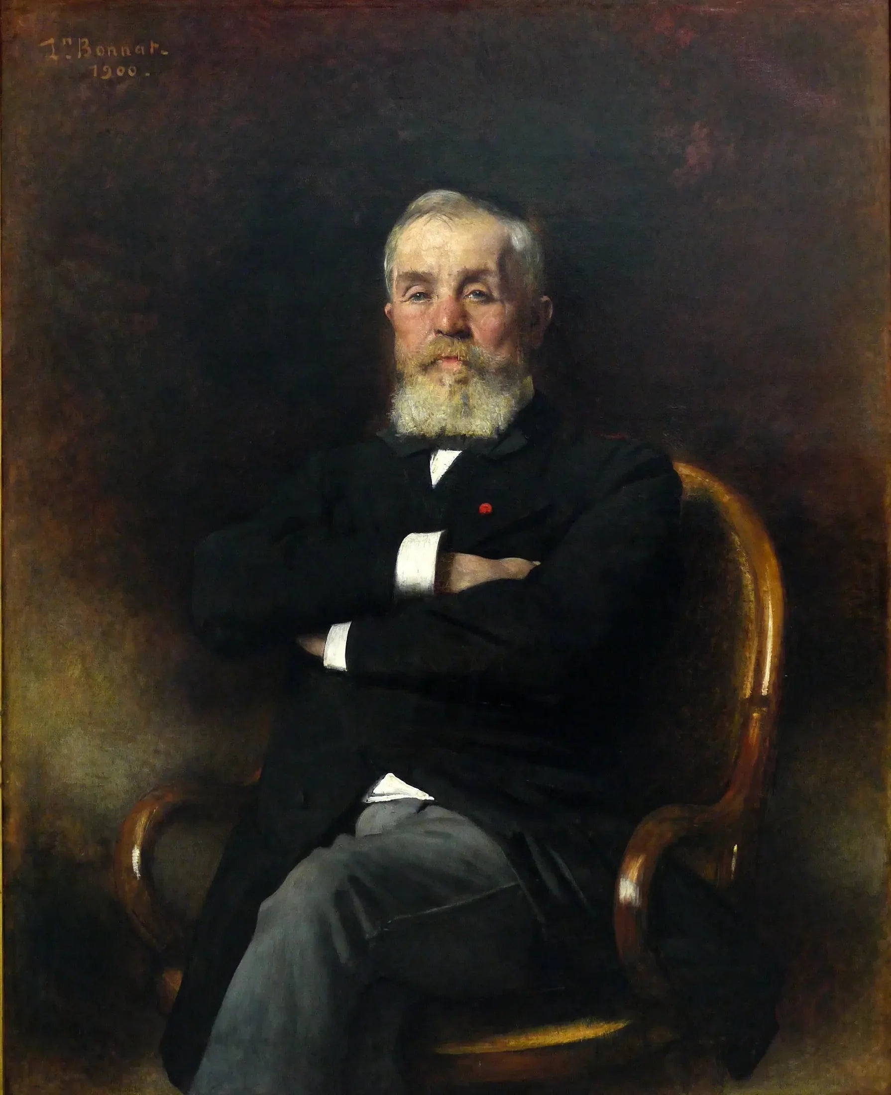 Portrait d'Émile Loubet - Léon Bonnat image 1 tableau peint à l’huile sur toile