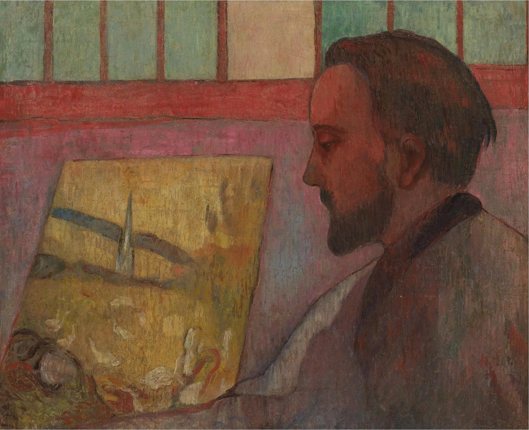 Portrait d'Émile Schuffenecker - Émile Bernard image 1 reproduction de peinture à l’huile