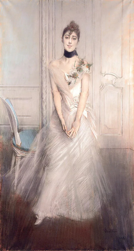 Portrait d'Emiliana Concha de Ossa - Giovanni Boldini image 1 copie de tableau peinte à la main
