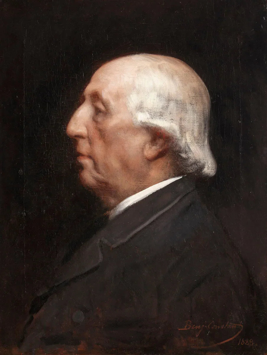 Portrait d'Emmanuel Arago - Jean-Joseph Benjamin-Constant image 1 reproduction artisanale de tableau