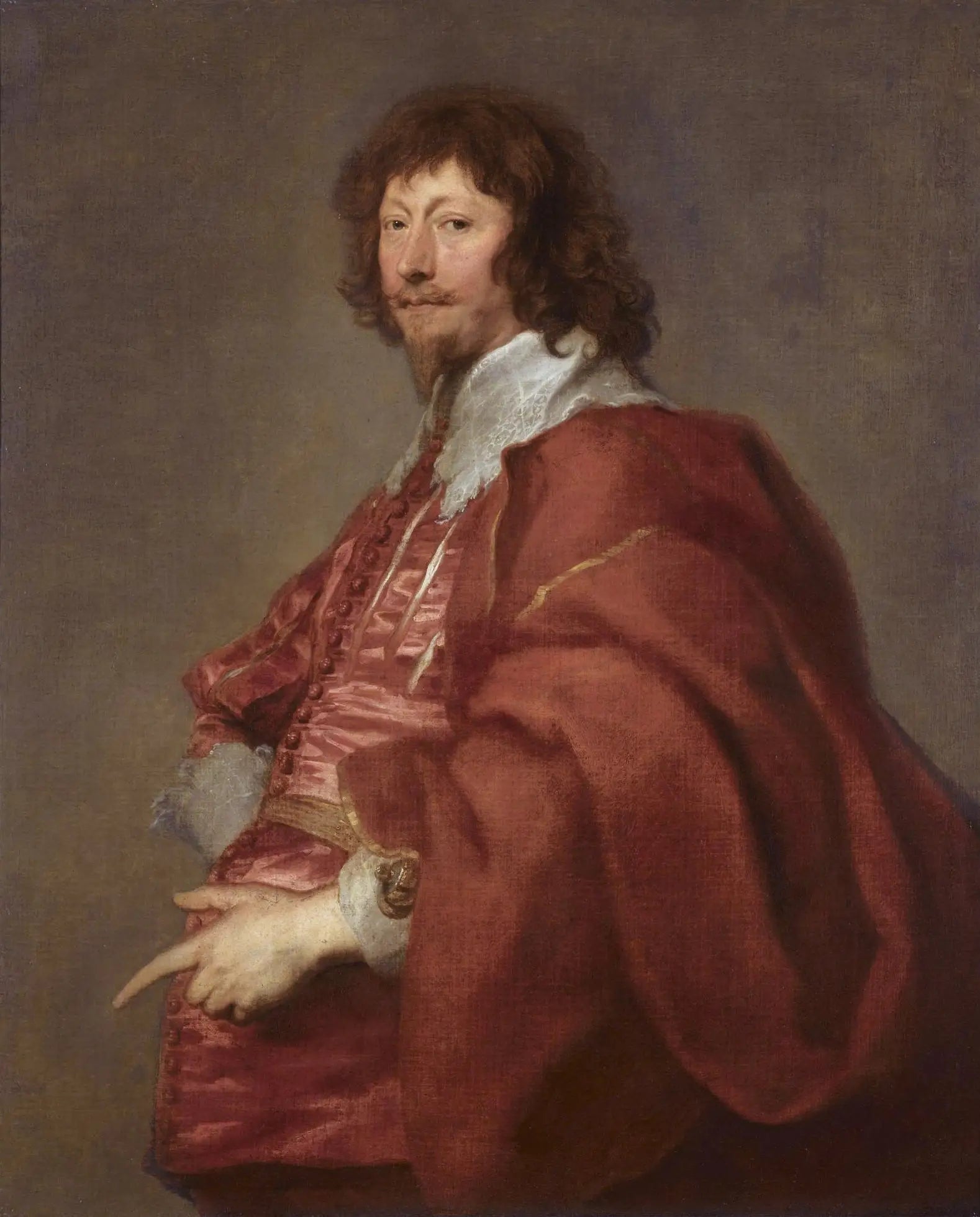 Portrait d'Endymion Porter (1587-1649) - Antoine van Dyck image 1 tableau peint à l’huile sur toile