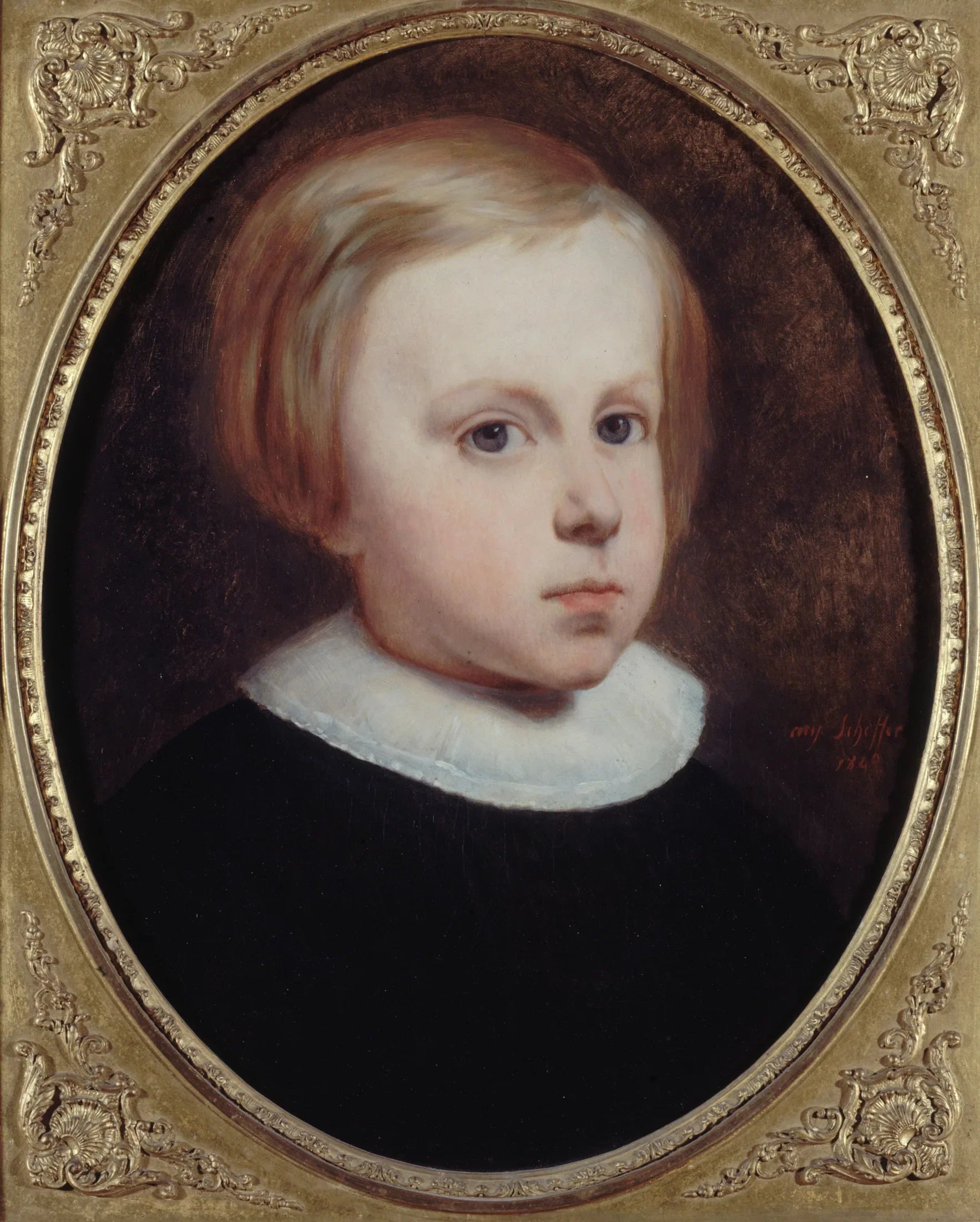 Portrait d'enfant - Ary Scheffer image 1 reproduction de peinture à l’huile