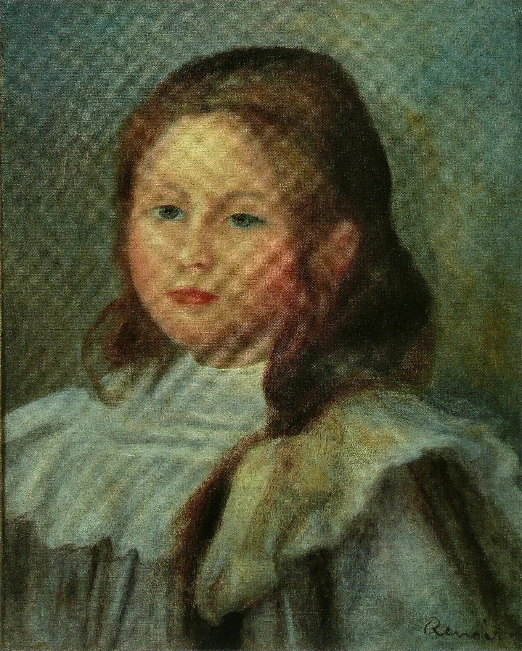 Portrait d'enfant - Pierre-Auguste Renoir image 1 reproduction d’œuvre d’art à l’huile