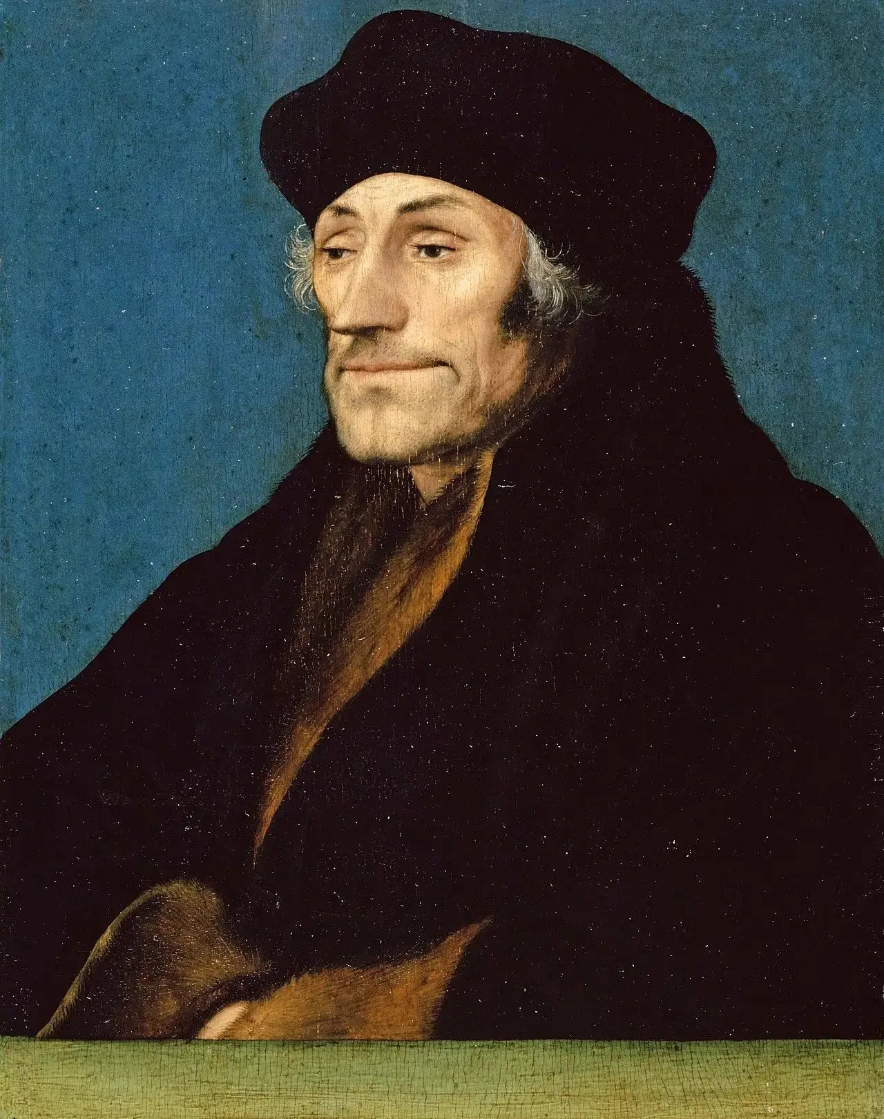 Portrait d'Erasme de Rotterdam - Hans Holbein le Jeune image 1 tableau peint à l’huile sur toile
