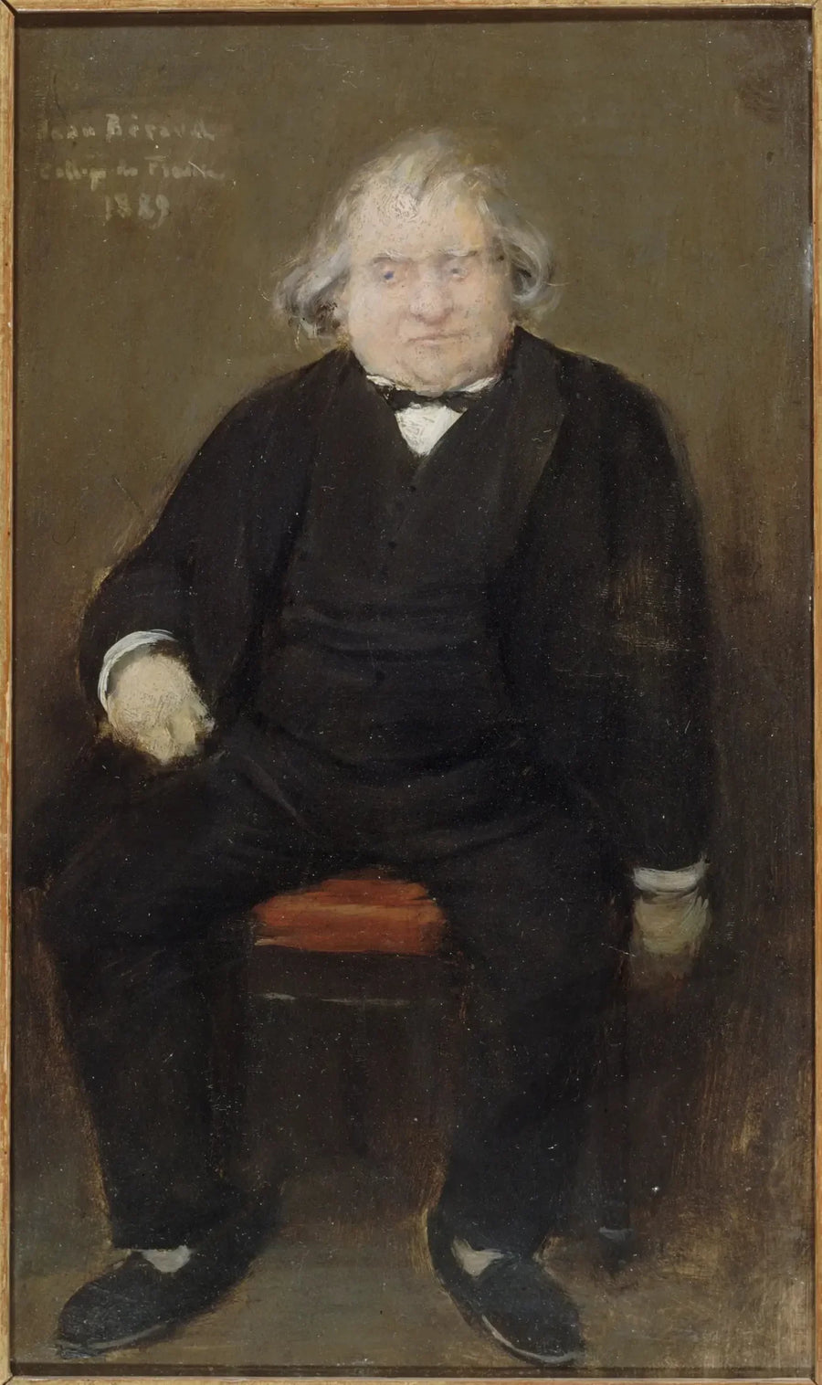 Portrait d'Ernest Renan (1823-1892), philosophe - Jean Béraud image 1 reproduction artisanale de tableau