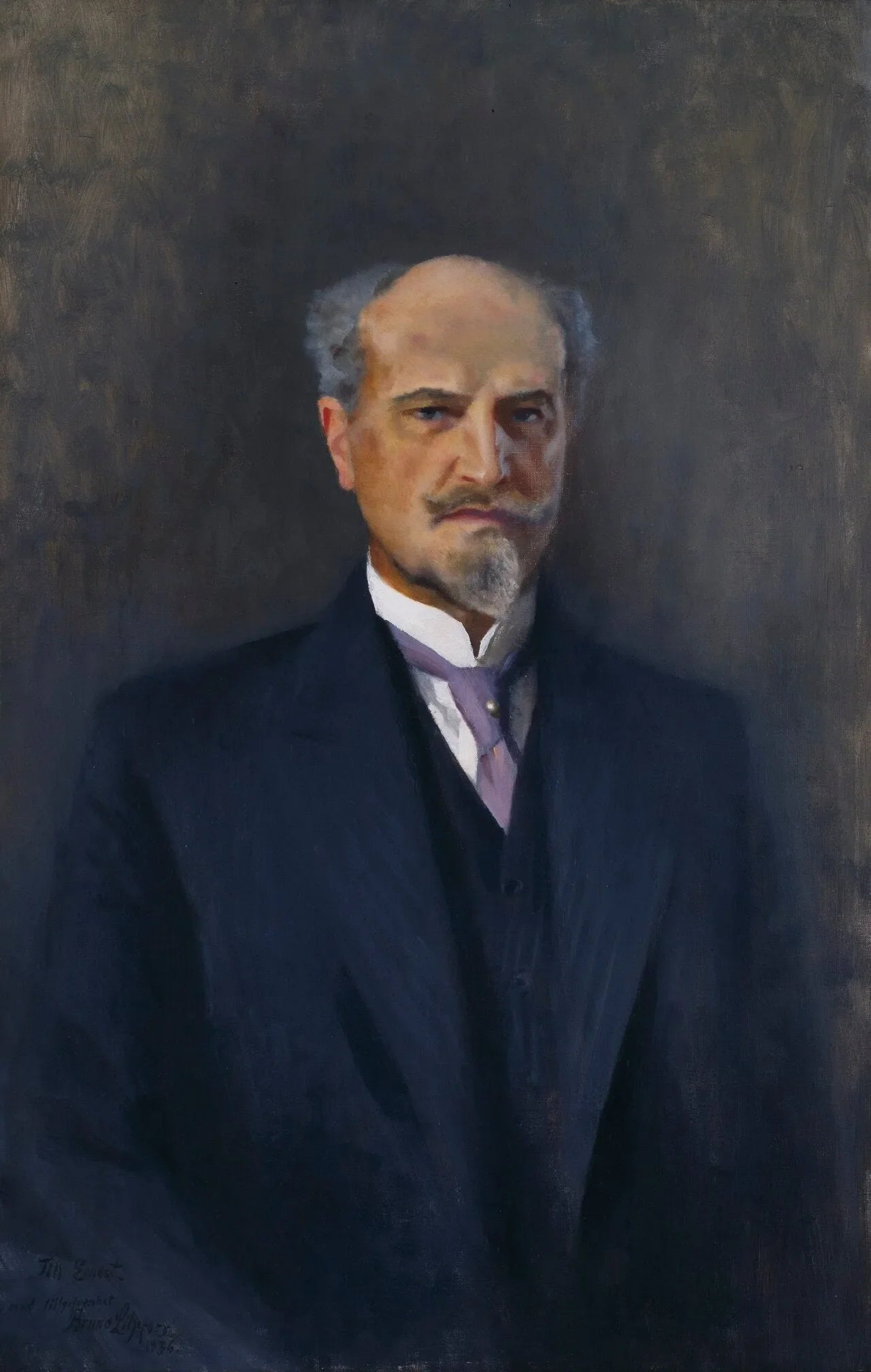 Portrait d'Ernest Thiel - Bruno Liljefors image 1 reproduction artisanale de tableau