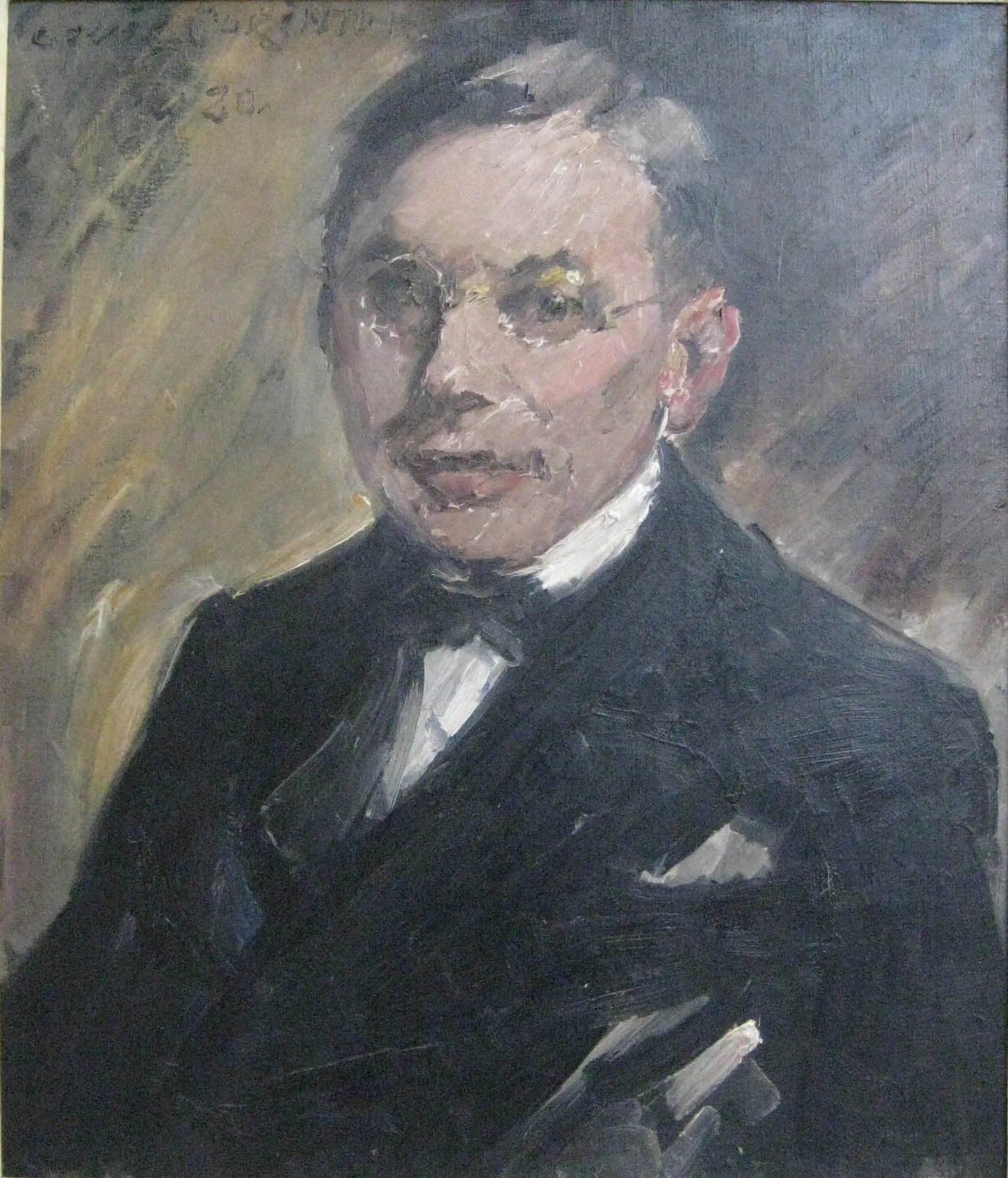 Portrait d'Ernst Oppler - Lovis Corinth image 1 reproduction artisanale de tableau