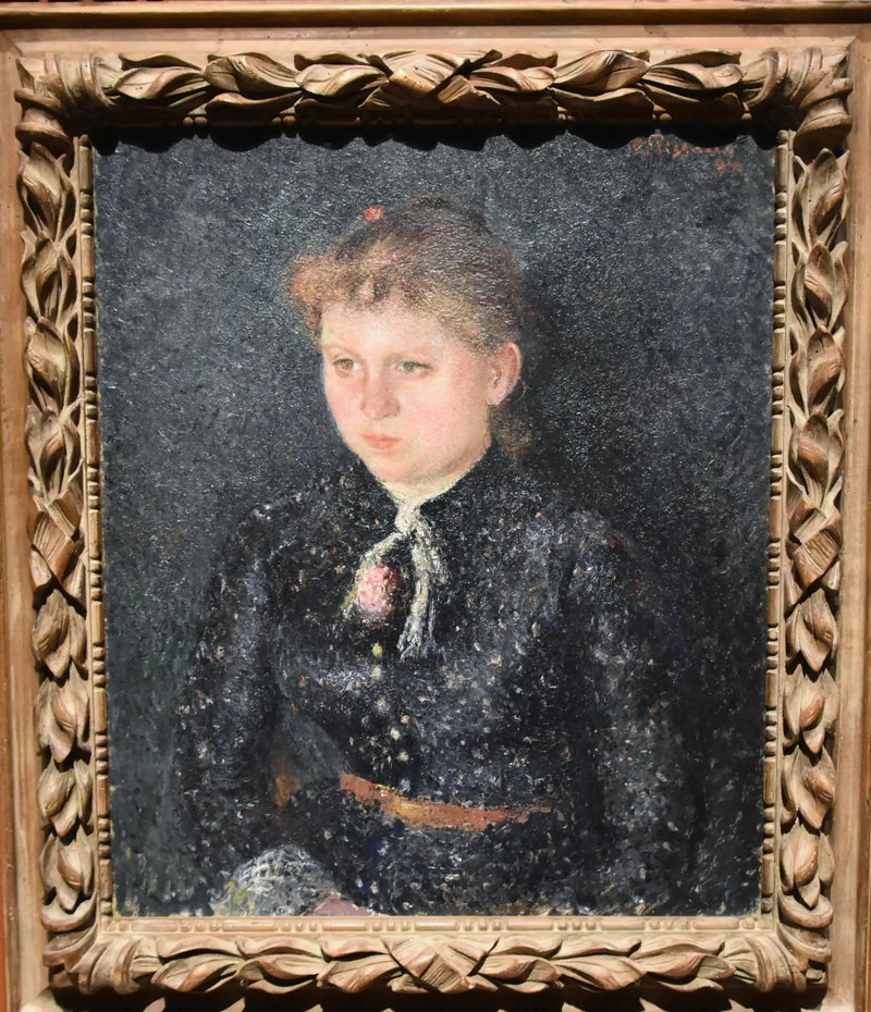 Portrait d'Eugénie Estruc, dite Nini - Camille Pissarro