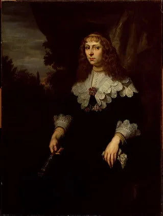 Portrait d'Eva Geelvinck (1619-1698) - Joachim von Sandrart image 1 reproduction artisanale de tableau