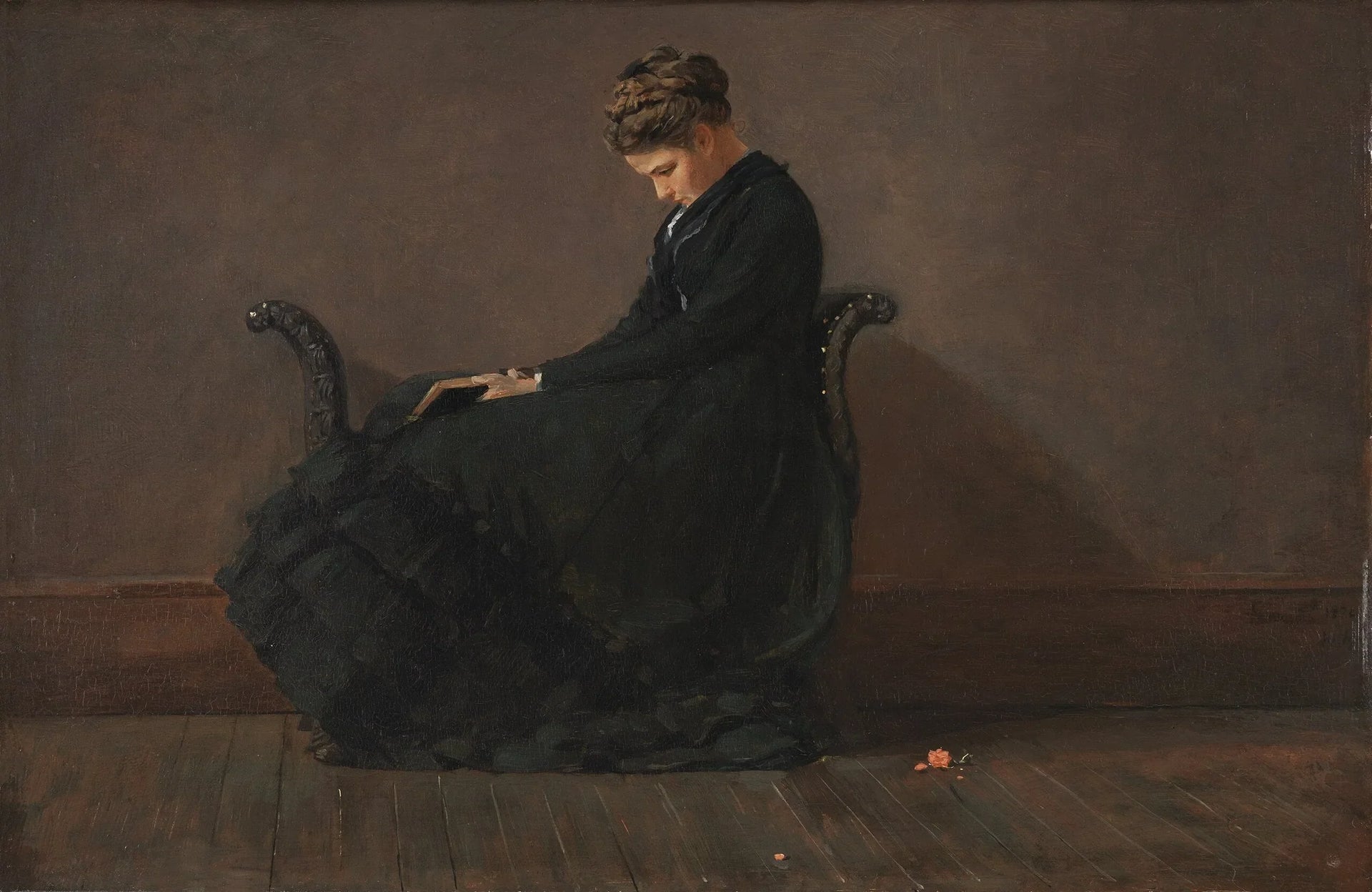 Portrait d'Helena de Kay - Winslow Homer image 1 tableau peint à l’huile sur toile