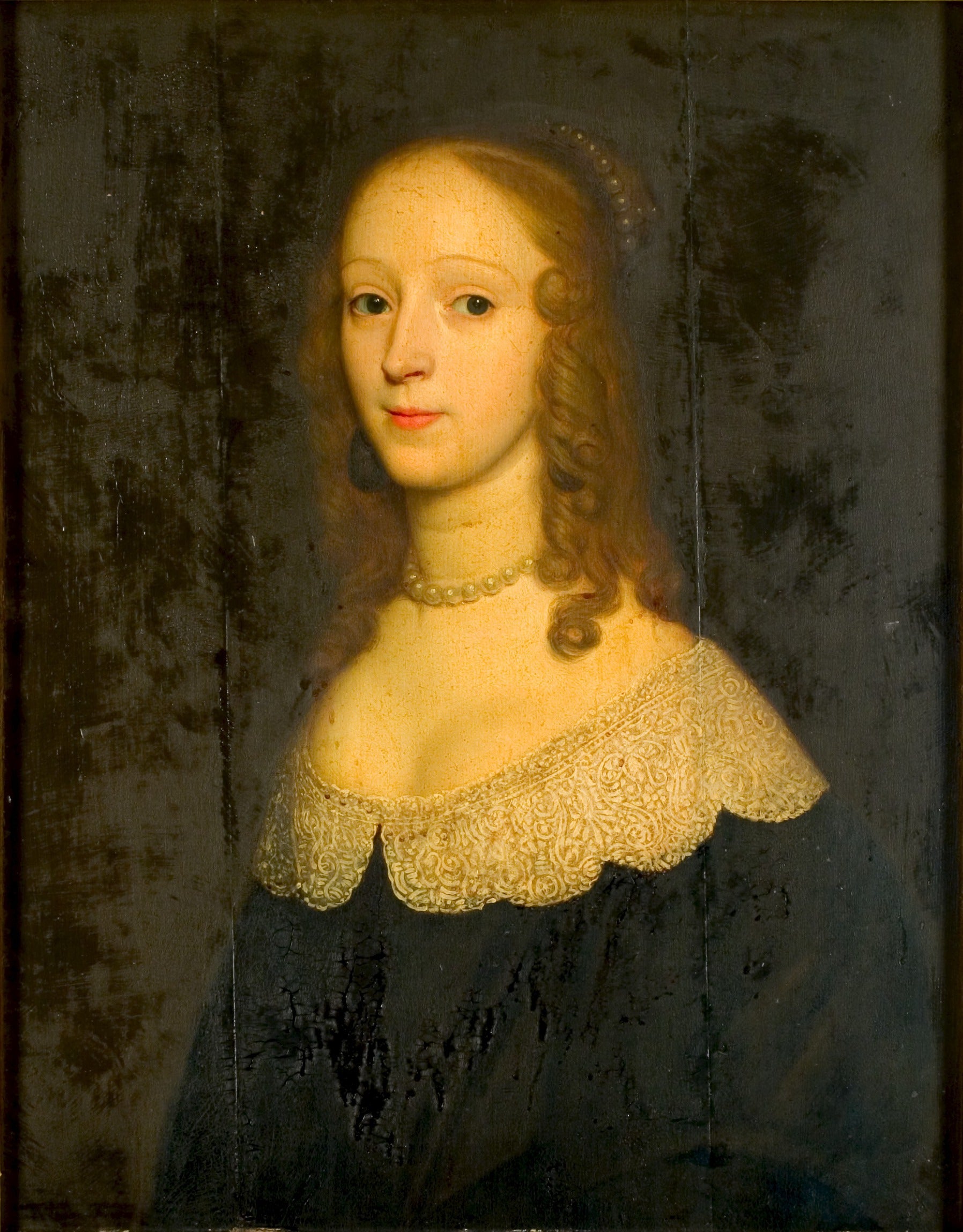 Portrait d'Helena van Hoecklum avec Spaansweerd (-1650) - Gerrit van Honthorst image 1 reproduction artisanale de tableau