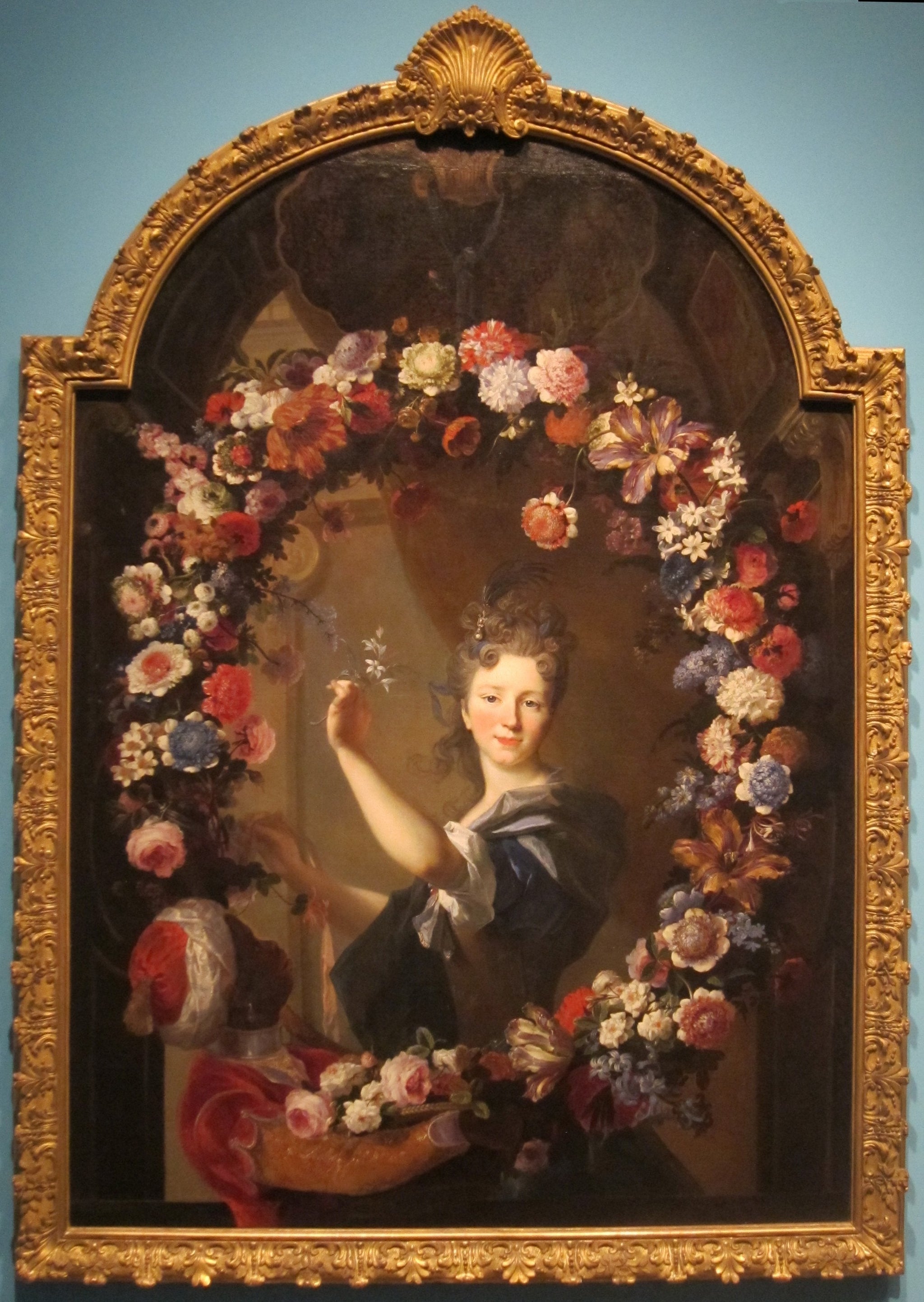Portrait d'Hélène Lambert de Thorigny - Nicolas de Largillière image 1 tableau peint à l’huile sur toile