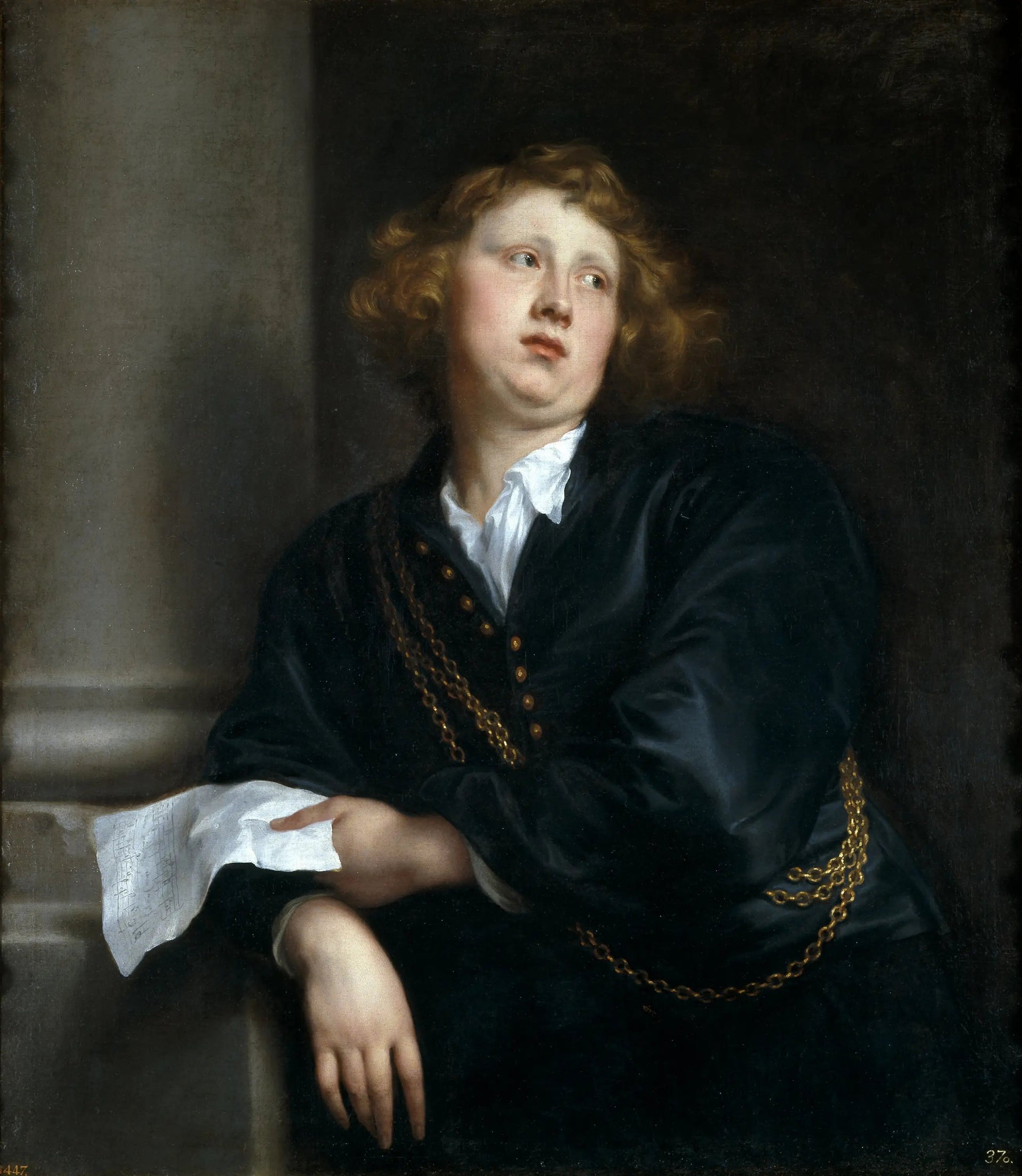 Portrait d'Hendrik Liberti - Antoine van Dyck image 1 copie peinte à la main à l’huile