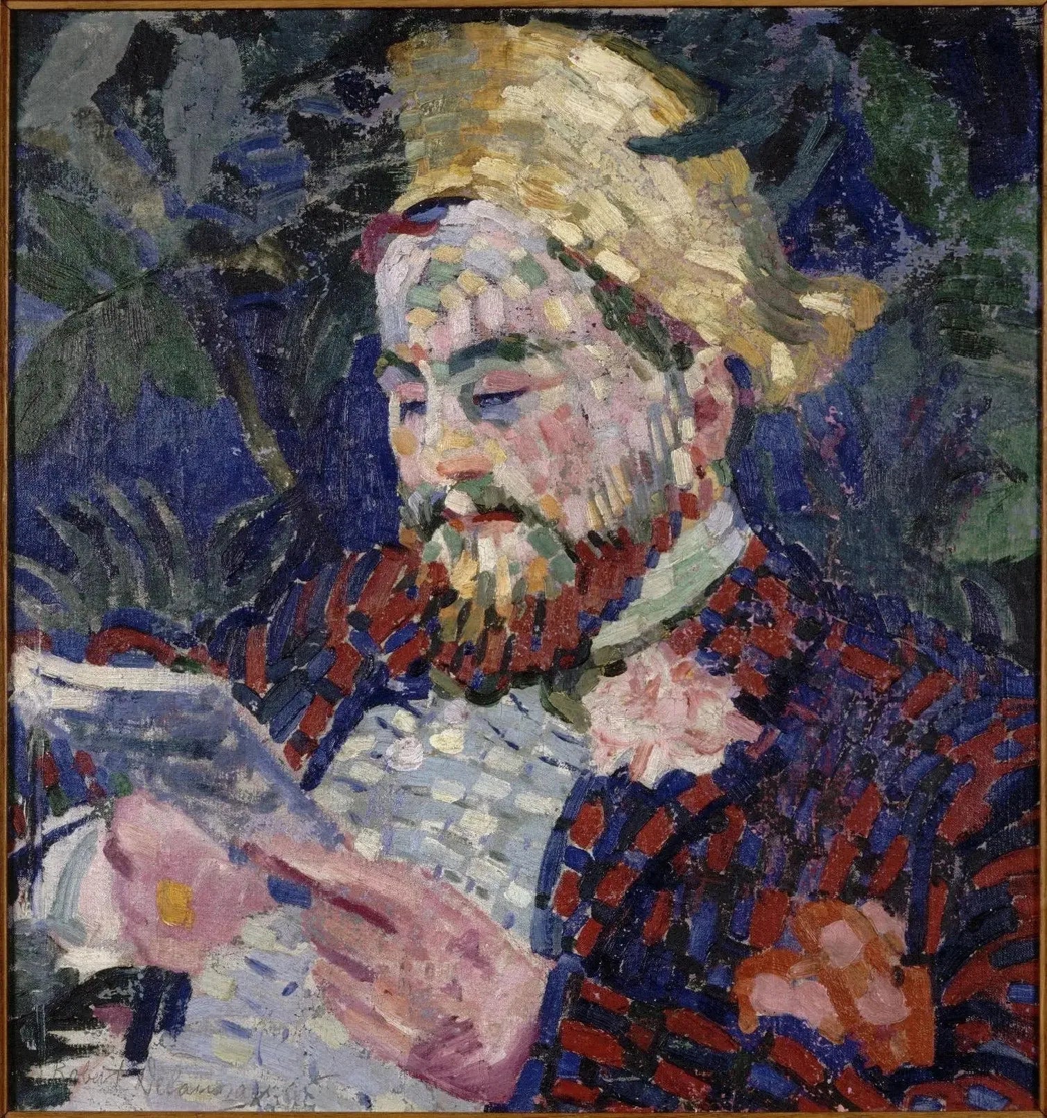Portrait d'Henri Carlier - Robert Delaunay image 1 tableau peint à l’huile sur toile