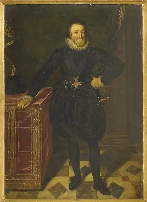 Portrait d'Henri IV - Frans Pourbus the Younger image 1 reproduction artisanale de tableau
