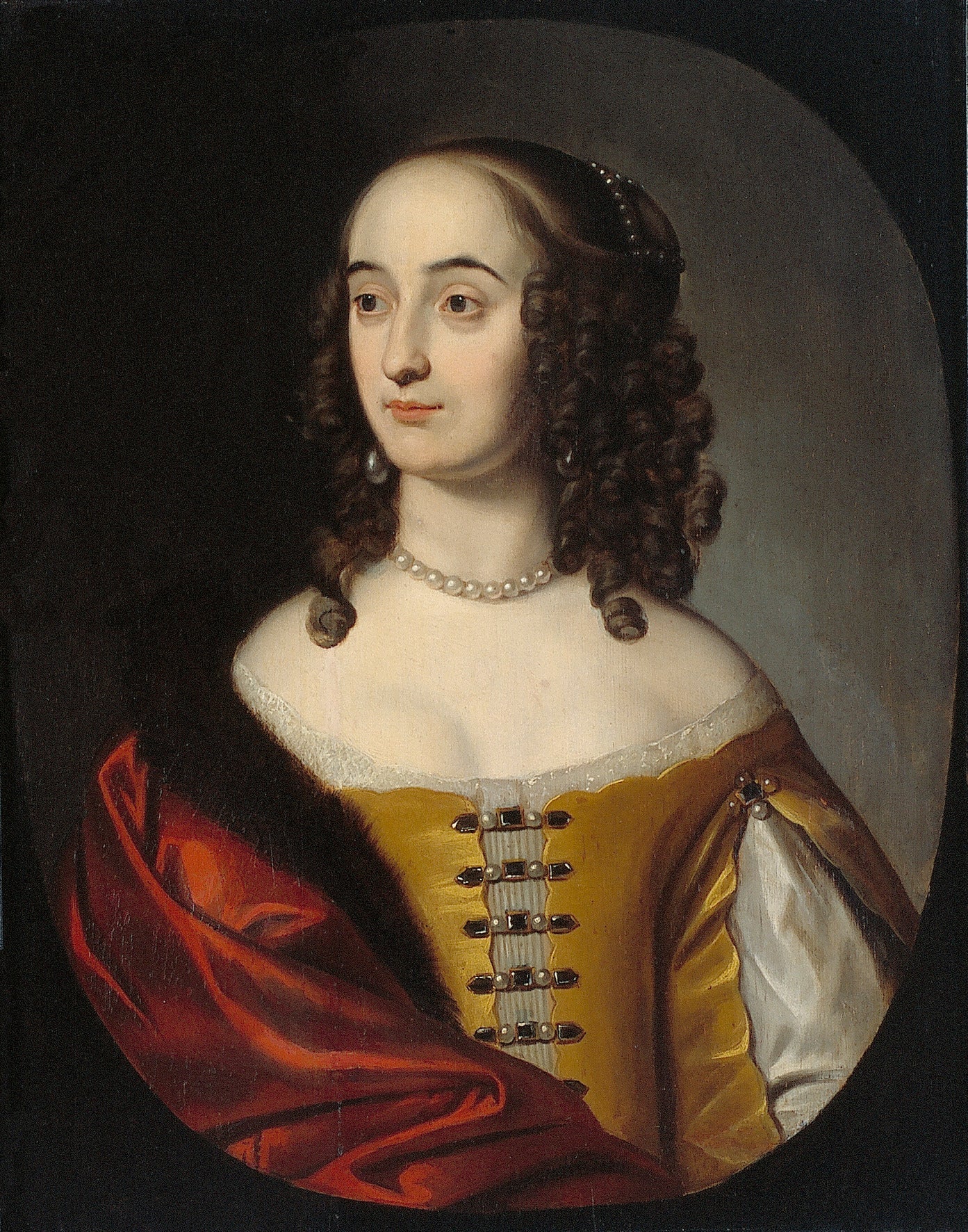 Portrait d'Henriette Marie van de Palts (1626-1651) - Gerrit van Honthorst image 1 reproduction artisanale de tableau