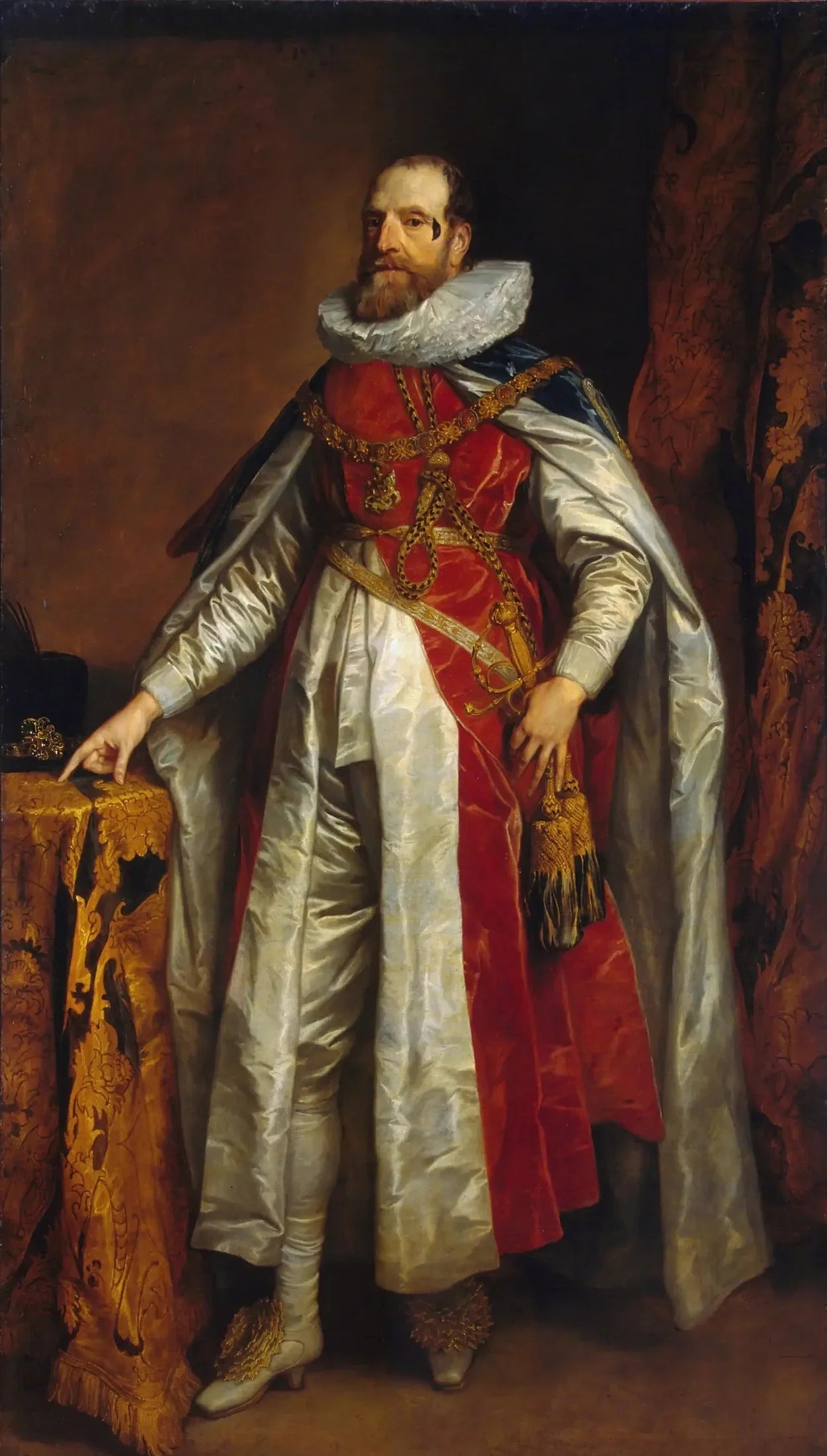 Portrait d'Henry Danvers, comte de Danby - Antoine van Dyck image 1 reproduction d’œuvre d’art à l’huile