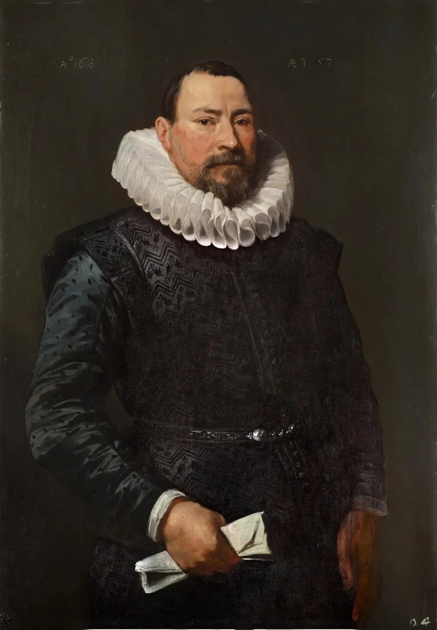 Portrait d'homme, 1618 - Antoine van Dyck image 1 reproduction réalisée par Alpha Reproduction